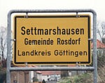 Settmarshausen Ortseingang