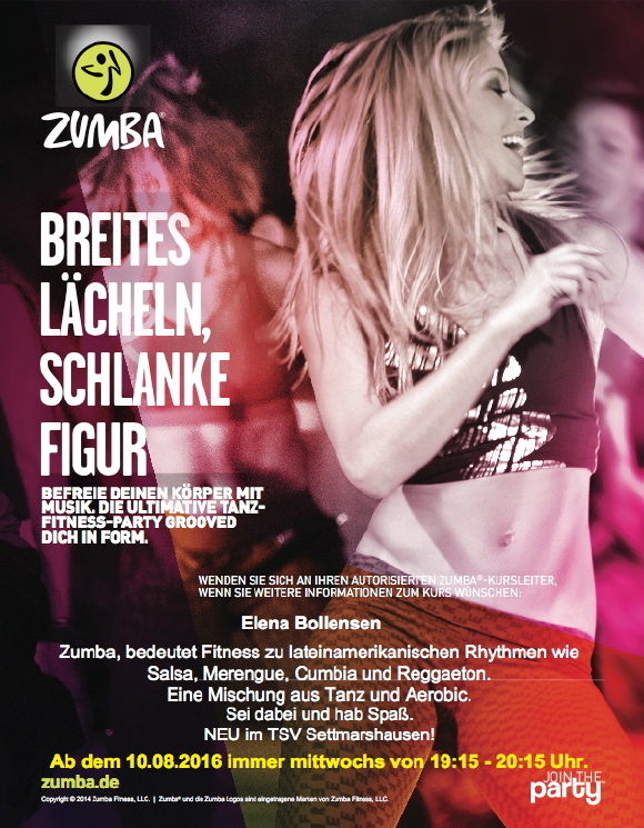 Zumba Plakat